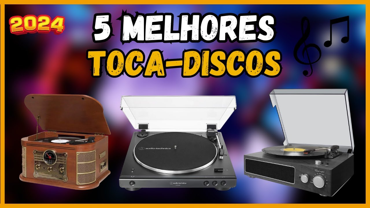 Top 5 Toca Discos 2024! Os Melhores Toca Discos em 2024!