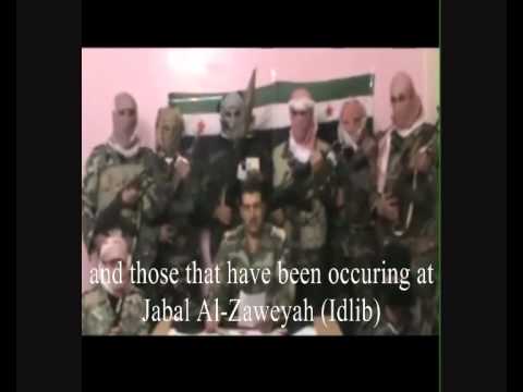 Colonel Adnan Halaq and a group of soldiers defect and join the free Syrian army
