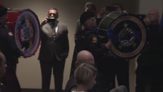 Funeral procession for fallen firefighter Greg Garza