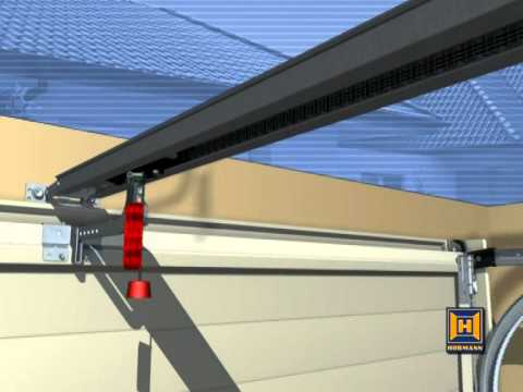 comment regler porte garage sectionnelle
