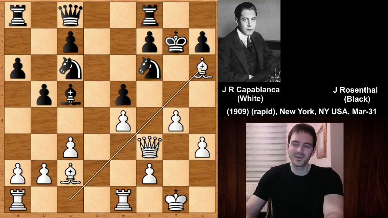 Beautiful Mate: Jose Raul Capablanca vs Jacob Rosenthal (1909)