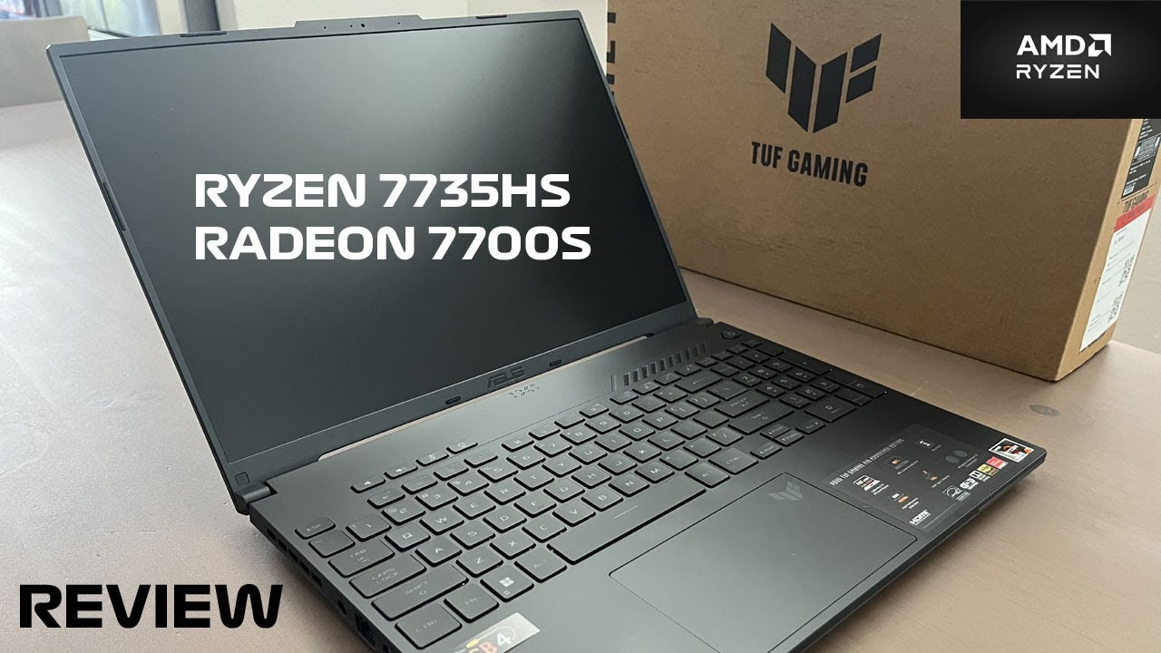 Asus Tuf A16 RX7700s video thumbnail