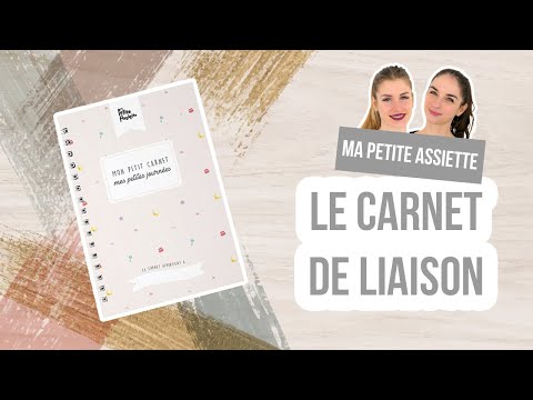 CARNET DE LIAISON BÉBÉ MA PETITE ASSIETTE - LES MARY'Z