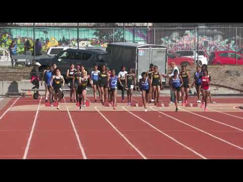 Girls 100m H1, CIF OAL Championships Day 1