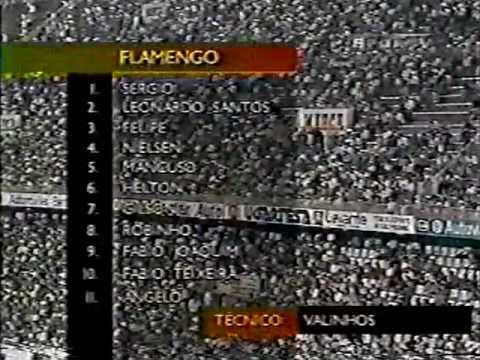 Fabio , meia atacante ,melhores momentos . Flamengo- Bangu-America / 1996-2001