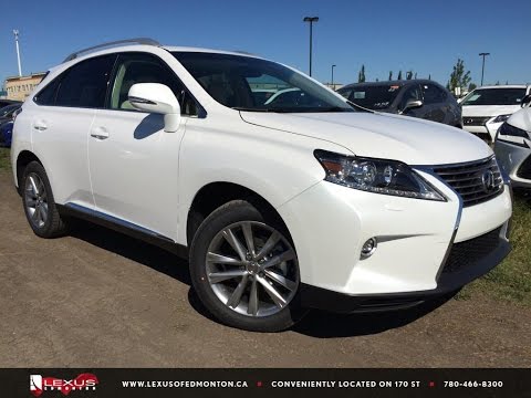 New White 2015 Lexus RX 350 AWD Sportdesign Edition Review North Edmonton
