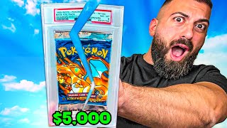 I Cracked Open an Original $5,000 Pokemon Pack & Found...