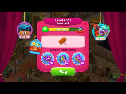 Homescapes🏠: Beat Level 4300~4301 (Android | iOS) - Gameplay Walkthrough