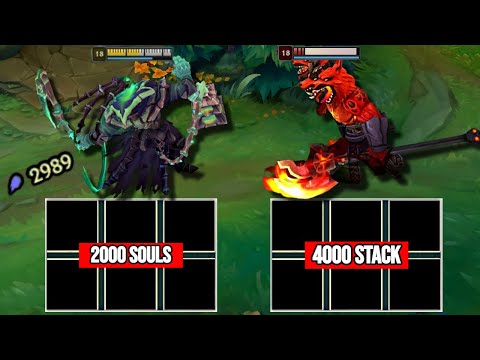 2000 SOULS THRESH vs 4000 STACK NASUS NO ITEM FIGHTS & Best Pentakills!