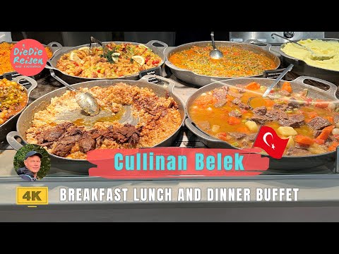 Cullinan Belek - Breakfast, Lunch and Dinner – the full buffets! - [4K] 🇹🇷