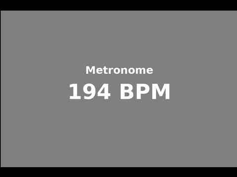 metronome 194 bpm