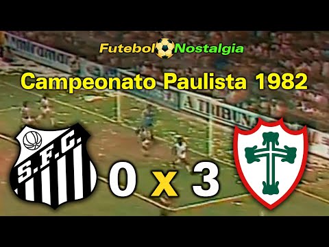 Santos 0 x 3 Portuguesa - 24-10-1982 ( Campeonato Paulista )