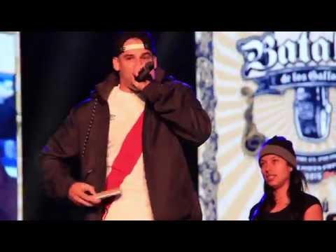 Freestyle Invert and Sony woo a Peruvian woman | Red Bull Batalla de los Gallos Peru 2015