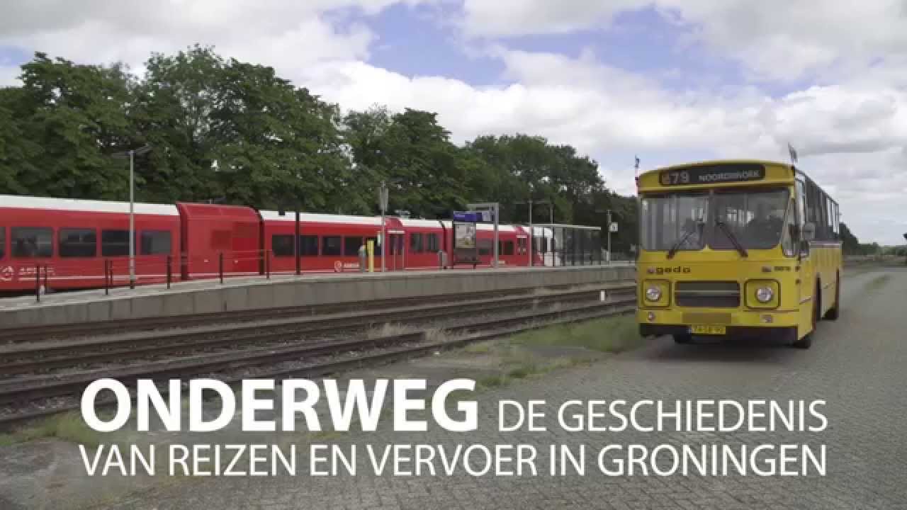 Beno Hofman over de ontwikkeling van reizen per trein, tram en bus in de Veenkoloniën.