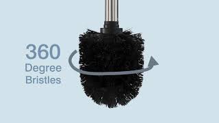 Bath Bliss Self Closing Toilet Brush & Holder