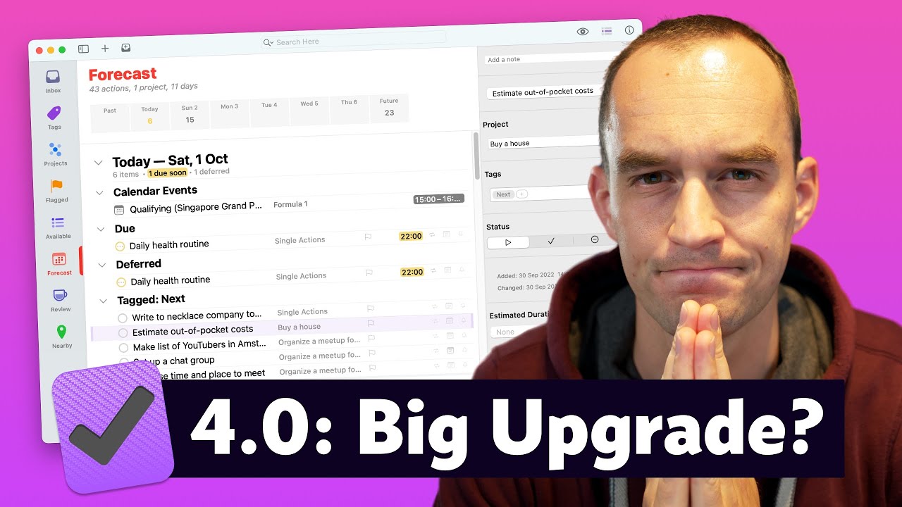OmniFocus 4 for Mac: first impressions