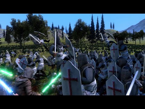 900 Jedi Knight vs 30000 Templars - Ultimate Epic Battle Simulator - UEBS