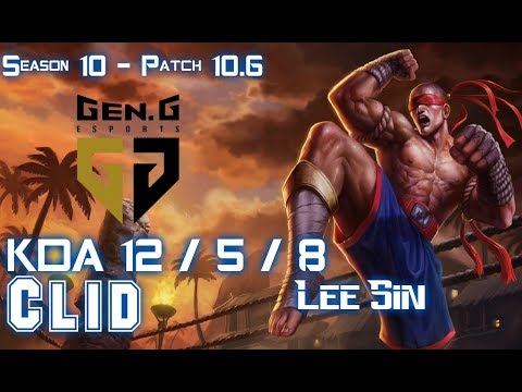 Gen Clid LEE SIN vs NIDALEE Jungle - Patch 10.6 KR Ranked