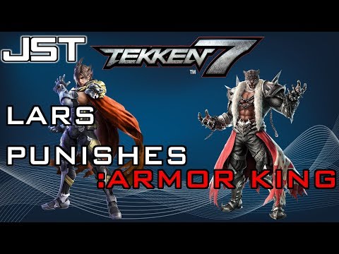 Tekken 7- Lars Punishes: Armor King (Tutorial) [1080p-60fps]