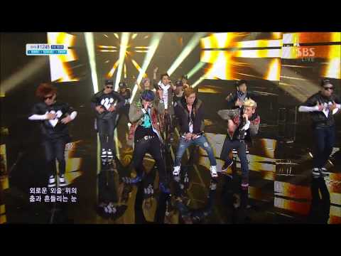 130414 Inkigayo M.I.B - Nod Along