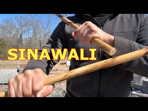 How to DOUBLE STICKS SINAWALI with Footwork! Rarely Ever Shown On YouTube - Filipino Martial Arts