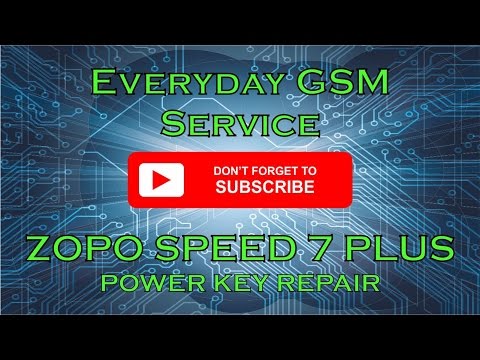 Zopo Speed 7 Plus Power Key FPC replacement