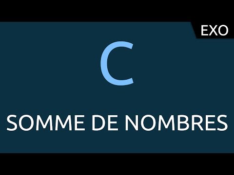Exo C 3 somme de nombres