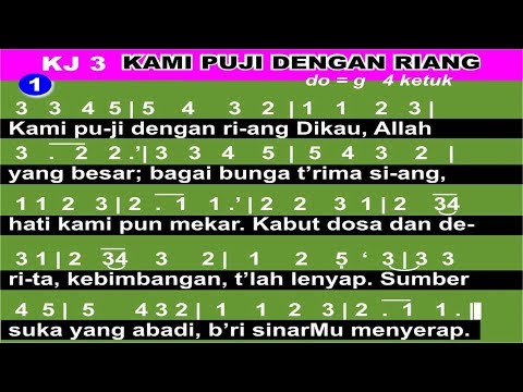 KJ 3 KAMI PUJI DENGAN RIANG
