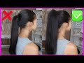 NEW HIGH PONYTAIL HAIRSTYLE FOR SCHOOL COLLEGE WORK PROM LONG PONYTAIL TRENDING HAIRSTYLES