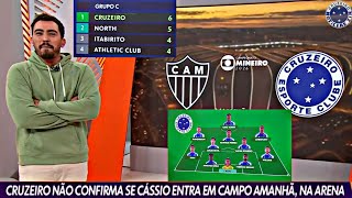 GLOBO ESPORTE DO CRUZEIRO | ATLÉTICO X CRUZEIRO, PROVÁVEL ESCALAÇÃO, NOTÍCIAS DO CRUZEIRO