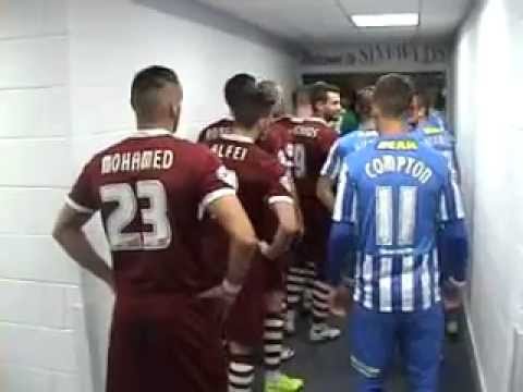 TUNNEL CAM: Footage from the tunnel ahead of the Hartlepool United game