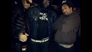 Mistah F.A.B. in the French hood with Desty Corléone (RIP), Aelpéacha and Driver