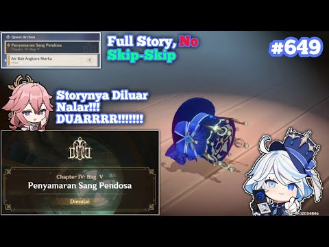 Quest Archon 4.2 Fontaine Genshin Impact | Penyamaran Sang Pendosa | Full Story | #649