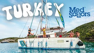 A Week In Paradise Sailing Turkey | Medsailors Turkey Voyager Route