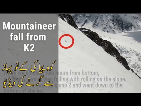 Climber Falling off K2