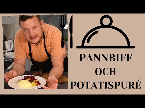 MICKES ENKLA VARDAGSMAT - De godaste pannbiffarna med potatispuré!