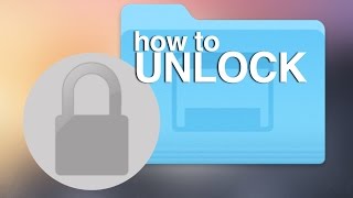 How to Unlock files on Mac Yosemite OSX unlock documents, unlock zip file