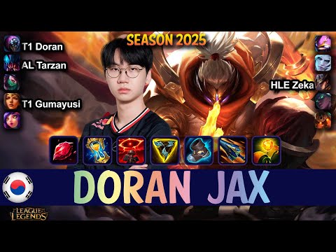 T1 Doran JAX vs KENNEN Top - Patch 25.11 KR Ranked | lolrec