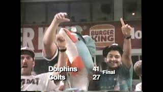 1993 Miami Dolphins Team Season Highlights "A Tale Of Two Seasons"