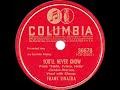1943 HITS ARCHIVE: You’ll Never Know - Frank Sinatra (a cappella)
