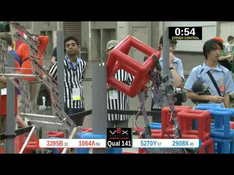 2015 VRC Math Q141 - 3395B 1064A vs 5270Y 2908X - 52 to 60 - VEX Worlds 2015 - Math Division