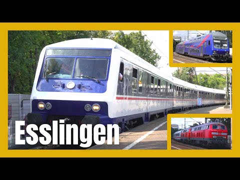 [4K UHD] Zug Sichtungen in Esslingen - Bahnverkehr #7