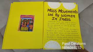 Project on Women's Movement in India/Political Science project for Class12/Feminism in India- 2022