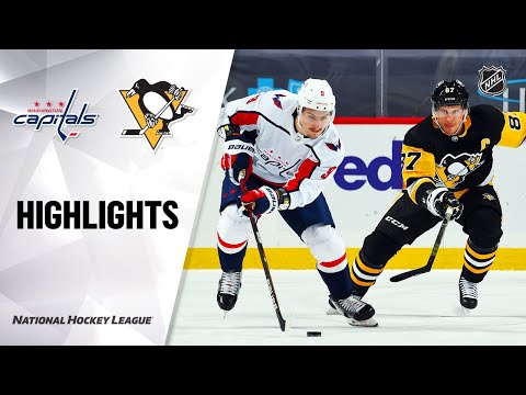 Capitals @ Penguins 2/14/21 | NHL Highlights