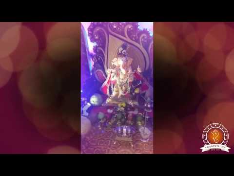 Prakash Sawant Home Ganpati Decoration Video