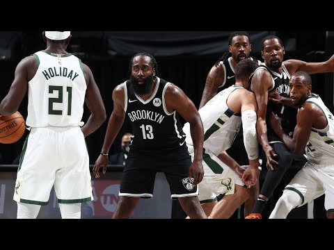 All-Access: Bucks Battle James Harden & Kevin Durant In Brooklyn | Giannis, Khris & Jrue In New York