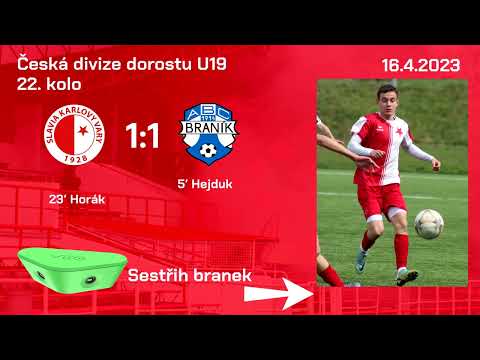 FC Slavia Karlovy Vary U19 1:1 ABC Braník fotbal U19