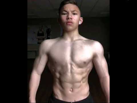 Tristan Lee looks like a Ronaldo ball player (16 years)