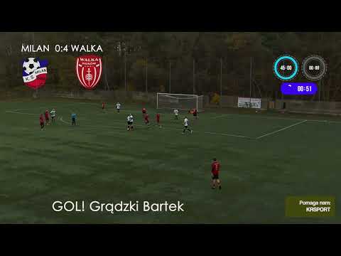 (20251108) Milan Milanówek III : WALKA Kosów. Gol na 0:4. Grądzki Bartosz