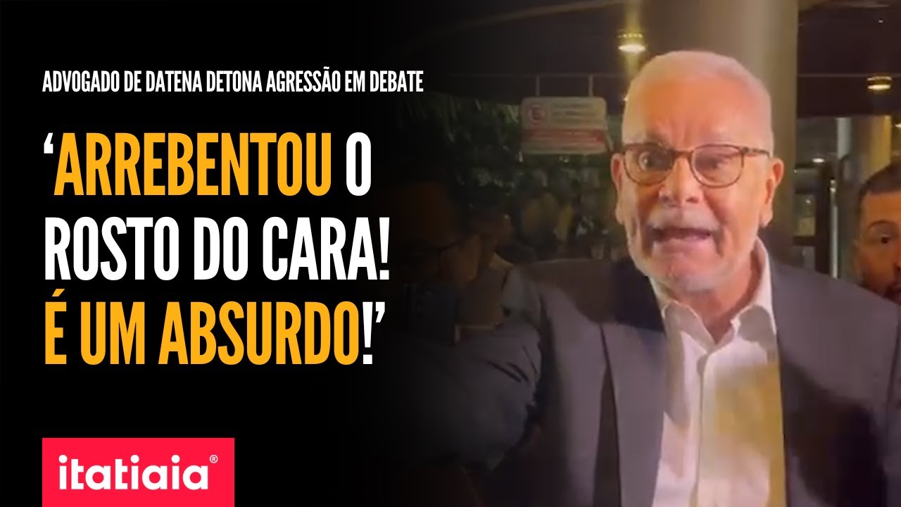 ADVOGADO DE DATENA SE REVOLTA COM AGRESSÃO DE ASSESSOR DE MARÇAL CONTRA MARQUETEIRO DE NUNES